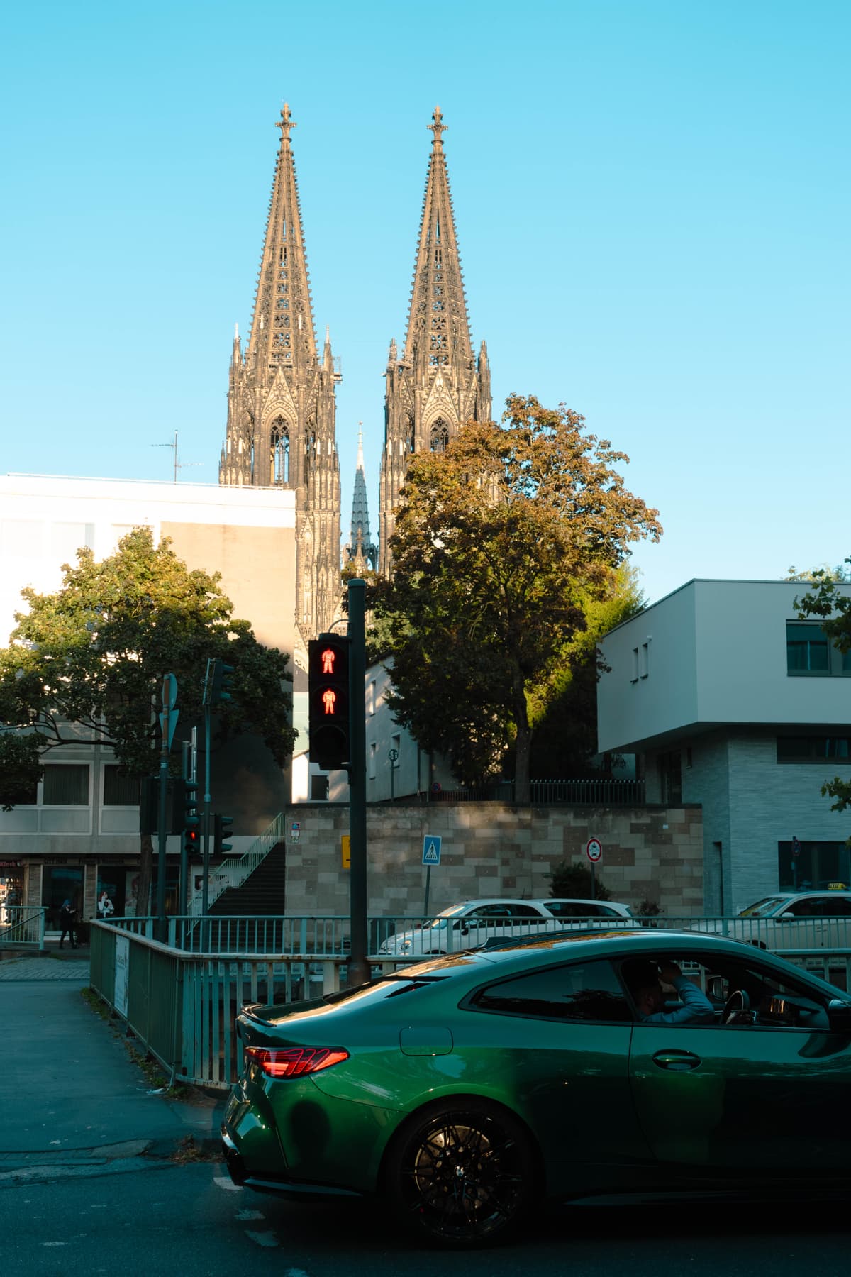 Dramatic shadows and light in Cologne
